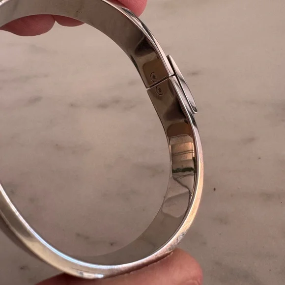 Hermes Jet Bracelet Etain T5 - Picture 7 of 11